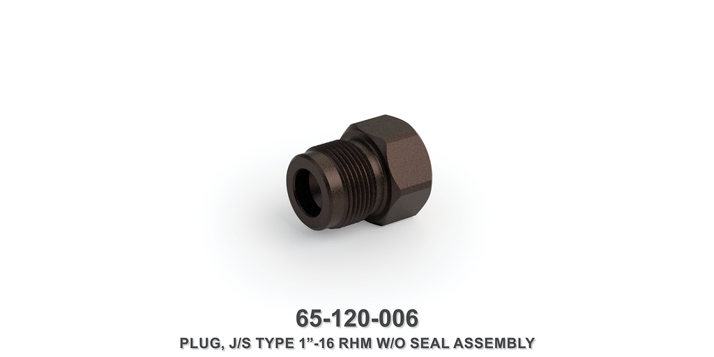 1"-16 RHM Plug Assembly without Seal