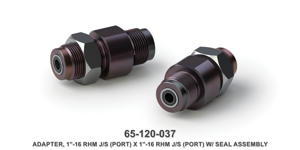 1"-16 RHM Jetstream Type Port Adapter with Seal Assembly