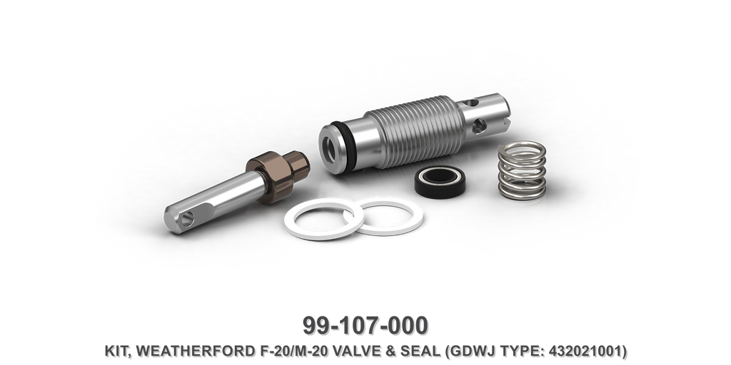 Weatherford F-20/M-20 Valve and Seal Kit